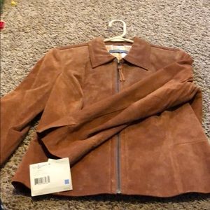 Brown Suede Coat